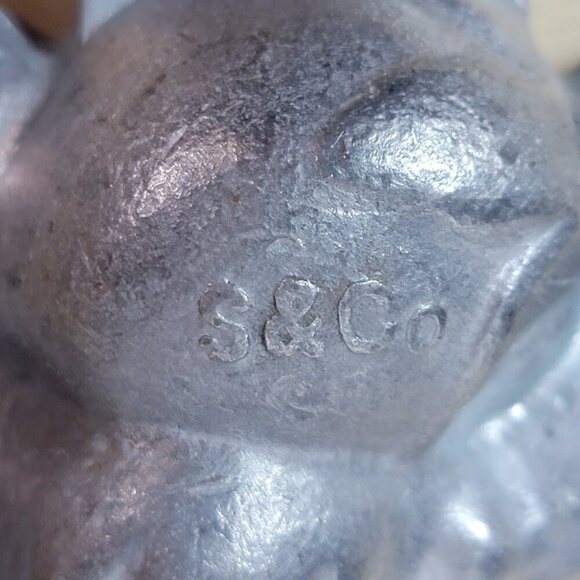 Vintage 1940s Pewter Strawberry Ice Cream Mold - Picture 5 of 7